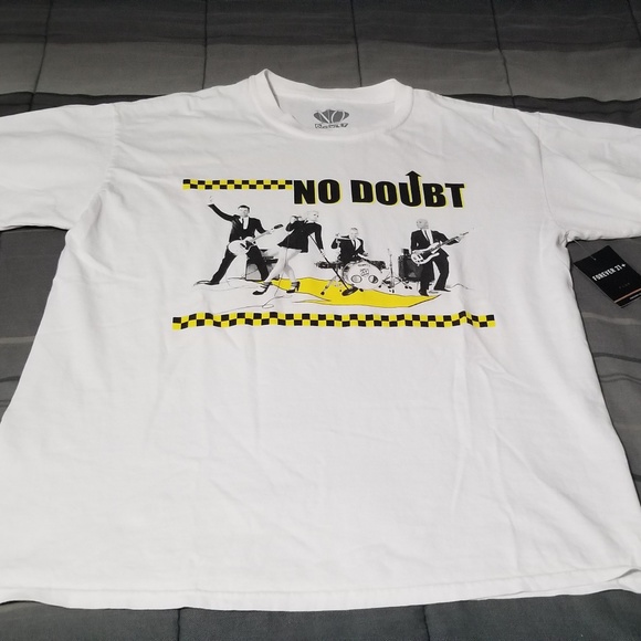 JF20,no doubt band tee,cheap online 